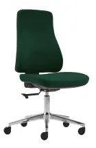 ORION židle kancelářská, kříž chrom, látka tmavě zelená